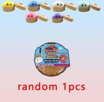 New Popular Cute Bun Stress Relieving Kneading Cartoon Cute Ventilatory Stress Relieving Toy Slow Bouncing Pinch Music blue