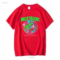 Billy Talent Toronto Canada T Shirt Cotton Black S To 5xl Md927 Vintage Washed Stylish Slightly Casual Breathable Comfortable S red