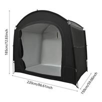 Freestanding Portable Waterproof Bike Storage Tent, Multi Purpose Outdoor Travel Bicycle Shelter Tent, 210D Oxford Cloth for Bicycles & Motorcycles juoda