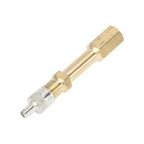 A ABSOPRO Padangos vožtuvo koto oro pripūtimo adapteris Patvarus 50 mm ilgio padangos vožtuvo prailgintuvas Vario sidabro tonas beige