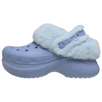 Crocs Bae Lined Fashionable Comfortable Clogs Women Footwear Blue 211753-453 34-35 white