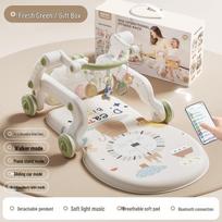 Multifunctional Baby Gym & Walker with Pedal Piano - Educational Playpen & Scooter Basic Model [Non-Convertible Scooter] beige