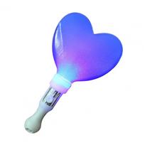 Led Glow Sticks Heart-Shaped Led Glow Stick For Concerts Festivals Parties Color Changing Light-Up Plaything With Button For Livehouse pink
