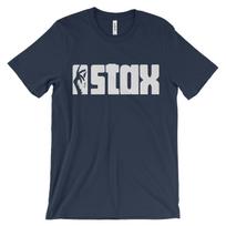 Stax Records Logo T Shirt - Funk Soul Music Label - Booker T. & The M.G.'s M white