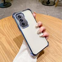 For OPPO Reno 12 Case OPPO Reno12 Pro Phone Case Reno 12 Pro Four Corners Thickening Shookproof Plating Silicone Soft back cover For OPPO Reno12 white