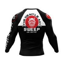„Cody Lundin Tattoo“ vyriški kompresiniai marškinėliai sporto salėje. Vyriški sublimaciniai ilgomis rankovėmis Rashguard BJJ džiudžitsu bokso megztinis pagal užsakymą S black