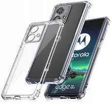 Case for Motorola Moto EDGE 40 Neo ANTI-SHOCK CLEAR CASE BACK + GLASS