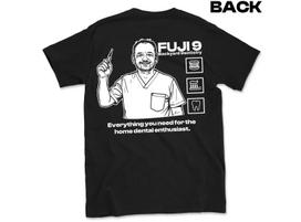 Bob Mortimer T-Shirt and kids tshirt - Fuji 9 Home Dentistry Top Back Print - Would I Lie To You 110 gray