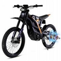 79Bike - Elektrinis dviratis FALCON PRO, visureigio padangos 19 , 72 V 35 Ah-10 000 W galios variklis (piko metu), 85 km/h, juoda/geltona