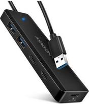 AXAGON USB-A 5Gbps TRAVEL Hub | HUE-C2A HUE-C2A | 8595247909497
