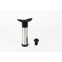 Nerūdijančio plieno vakuuminis vyno kamštis raudonajam vynui sandarus uždarymas oro ištraukimo ir suspaudimo tipo išsaugojimo vyno kamštis one pump three plugs black