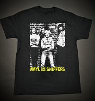 AMYL AND THE SNIFFERS Band Cotton Gift For Fan All Size S to 5XL T-shirt Unisex T-Shirt L white