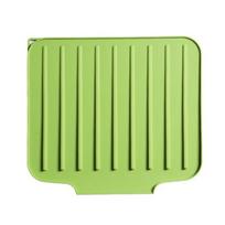 Multipurpose Elastomer Kitchen Mat Dish Drying Rack Heat Resistant Countertop Defender Pliable Dense Plan arbatos žalios spalvos