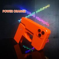 New Mobile Phone Shaped Toy Water Gun Pool Party Folding Toy Water Gun Children's Beach Toy Gun Birthday Gift oranžinė