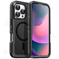 Orginal Ott Armor Box Case for IPhone16 15 14 13 12 17 Max Plus for Magsafe Wireless Charger Heavy Duty Shockproof Rugged Cover For iPhone 12 Pro pink