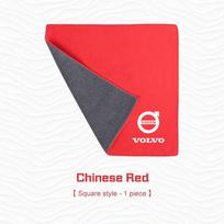 For Volvo RDESIGN XC60 XC90 S60 S80 S60L V40 V60 Car Interior Cleaning Soft Brush With Car Wash Towel Microfiber Cleaning Cloth CY0 gray