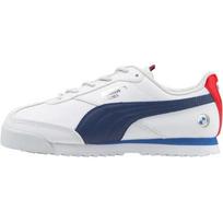 BMW Motorsport x PUMA Roma Low top Kids Lifestyle Shoes White Blue Red Teenagers 307122-02 37 raudona