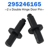 2 x Dvigubo vyrio durų kaištis Dometic RM10 serijos šaldytuvo durims 295246165 black