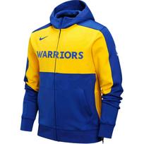 Nike Dri-Fit NBA Golden State Warriors Quick-Dry Hooded Long Sleeve Jacket Men Jacket Light-Blue Amarillo-Yellow FV1524-495 L yellow