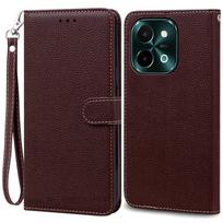 Y28 4G Case For Vivo Y28 4G Case Silicone Soft Leather Wallet Flip Case For Vivo Y28 Case Y 28 Back Cover Coque Fundas Y28 4G (Not fit 5G) tamsiai mėlyna spalva