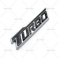 1Pc Applicable to Cruze Malibu Turbo modified metal car emblem rear decal word decal. gray