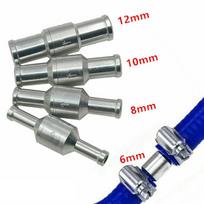 6/8/10/12mm Vožtuvai Vienakrypčiai Aliuminio Lydinio Kuro Linijoje Neatkrypstantis Atbulinis Vožtuvas Benzino Dyzelino Biodyzelino Augalinio Aliejaus Vožtuvui 10mm