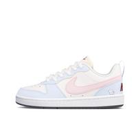 Nike Court Borough Abrasion Resistant Low top Skateboard Shoes Women's Pink Blue DV5456-104(Team1626-) 37.5