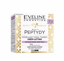 Eveline modeliuojantis veido ovalą kremas su multi-peptidais 70+