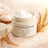 Rice Water Biotin Hair Mask 250ml beige