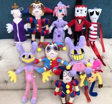10pcs/set The Amazing Digital Circus Plush Toys Cute Soft Stuffed Anime Home Decor Dolls For Kid Birthday Christmas Gift black