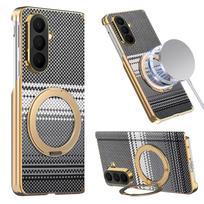For Samsung Galaxy Z Fold 8 Ultra 5G Case Electroplated Magnetic Wireless Charging Rotating Bracket Shockproof Cover Accessories no front cover&Galaxy Z Fold 8 Ultra pilka spalva
