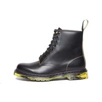 Dr. Martens Dr.Martens 1460 Marbled Sole Smooth Leather Lace Up Boots 'Black' 31158001 38 geltona