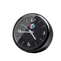 Automobilio centrinės konsolės oro kondicionieriaus kvarcinis šviečiantis laikrodis Alfa Romeo 4C 159 166 Spider Giulia 156 Mito 147 8C GT SY6 gray
