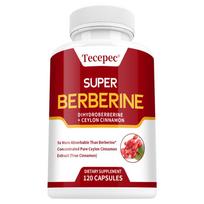 Berberino Dihidroberberino su Ceilono cinamonu kapsulės 4000 mg vienoje porcijoje, 120 kapsulių 120 Capsules