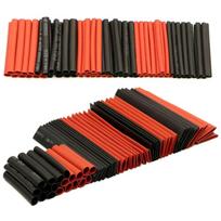 127PCS 2:1 Heat Shrink Tube Sleeving W rap Wire Cable Assortment Kit Portable įvairiaspalvis