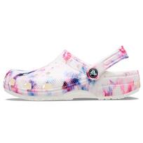 Crocs EVA Classic Dažyti raštuoti klumpės Moteriška avalynė Balta Daugiaspalvė 205453-6TS 38-39 white