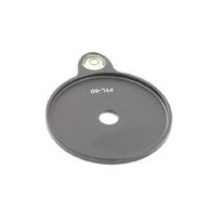 Tripod Add on Spirits Level Plate Circular Offset Leveling for Quick Installation Between Tripod and Head 1 gray