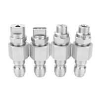Stainless Steel High Pressure Washer Nozzle Adjustable Sprayer Angled for Car House Outdoor Cleaning Accessories 1 white