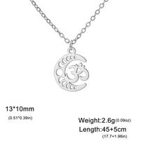 LIKGREAT Lotoso OM Joga Čakros Pakabukas Karoliai Nerūdijančio Plieno Moteriškas Amuletas Religija Budizmas Papuošalai Indų Žavesys Dovana Didmeninė prekyba Steel Color white