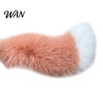Car Swing Tail Decor Remote Control Electric Plush for Car, Rechargeable Furry with Ornament Adjustable Speed, Universal Fuzzy Auto Decoration, gray