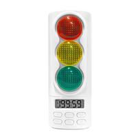 Digital Display Visual Traffic Light Timer Portable Plastic Time Management Timer Adjustable Time Creative Educational Timer balta