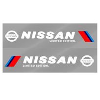 2pcs Car Side Door Sticker Badge Decal Decoration Emblem For Nissan Sentra Altima Versa Bluebird Sunny Maxima X-Trail Pathfinder Murano Armada Kicks