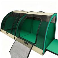 Pet Car Kennel Four Season Universal Safety Small and Medium-sized Dogs for Outdoor Use Portable Cat Car Cage black