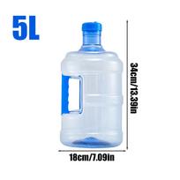 Thickened Drinking Water Container portable mineral water Leakproof Camping Water Tank Large Capacity Water Storage Carrier white