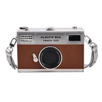 Advanced Sense Retro Camera Shaped PU Box Unisex Crossbody Bags  Versatile Fashion Square Bag Casual Commuting Crossbody Bag gray