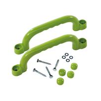 Playhouses Grab Handle Bars Outdoor Grab Handle Bars Climb Play Playrooms Ladder Handle for Climbings Frame, Treehouses obuolių žalios spalvos