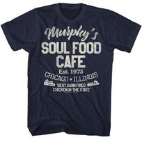 Blues Brothers Murphy Soul Food Café Men T Shirt Fired Chicken Chicago L gray