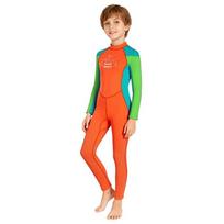 Kids 2.5mm Neoprene Full Wetsuit Diving Snorkeling Surfing Warmth Protection Boys Long Sleeve Dive Suit Kids Small red