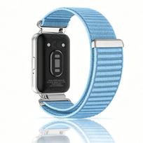 For Samsung Galaxy Fit 3 Metal+Nylon Strap for Samsung Fit3 Smart Watch Accessories Wristband for Fit 3 SM-R390 Bracelet Belt For Galaxy Fit 3 mėlyna