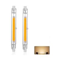 R7s LED lemputė 118mm 30W pritemdoma, šiltai balta 3000K 3000lm, tiesioginis pakaitalas J118 300W halogeninei lempai, 360 mažiau